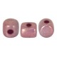 Cuentas de vidrio Minos® par Puca® - Opaque mix violet/gold ceramic look 03000/14496